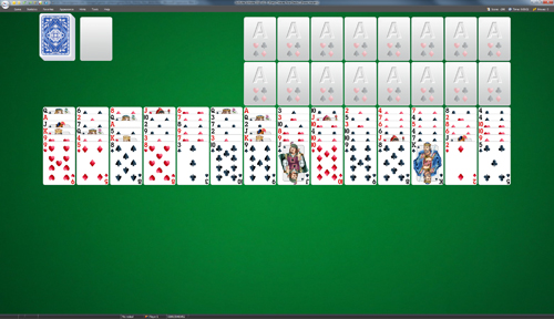 Forty Thieves Four Decks Solitaire
