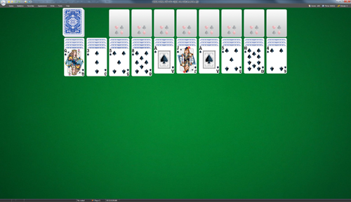 pider One Suit Solitaire